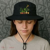 Plant Mama Crazy Plant Lady Monstera Mom Bucket Hat thumb 3