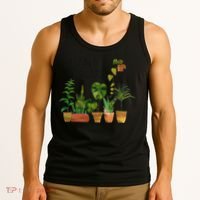 Plant Mama Crazy Plant Lady Monstera Mom Tank Top thumb 3