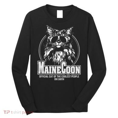Proud Maine Coon Cool Cat Long Sleeve Shirt