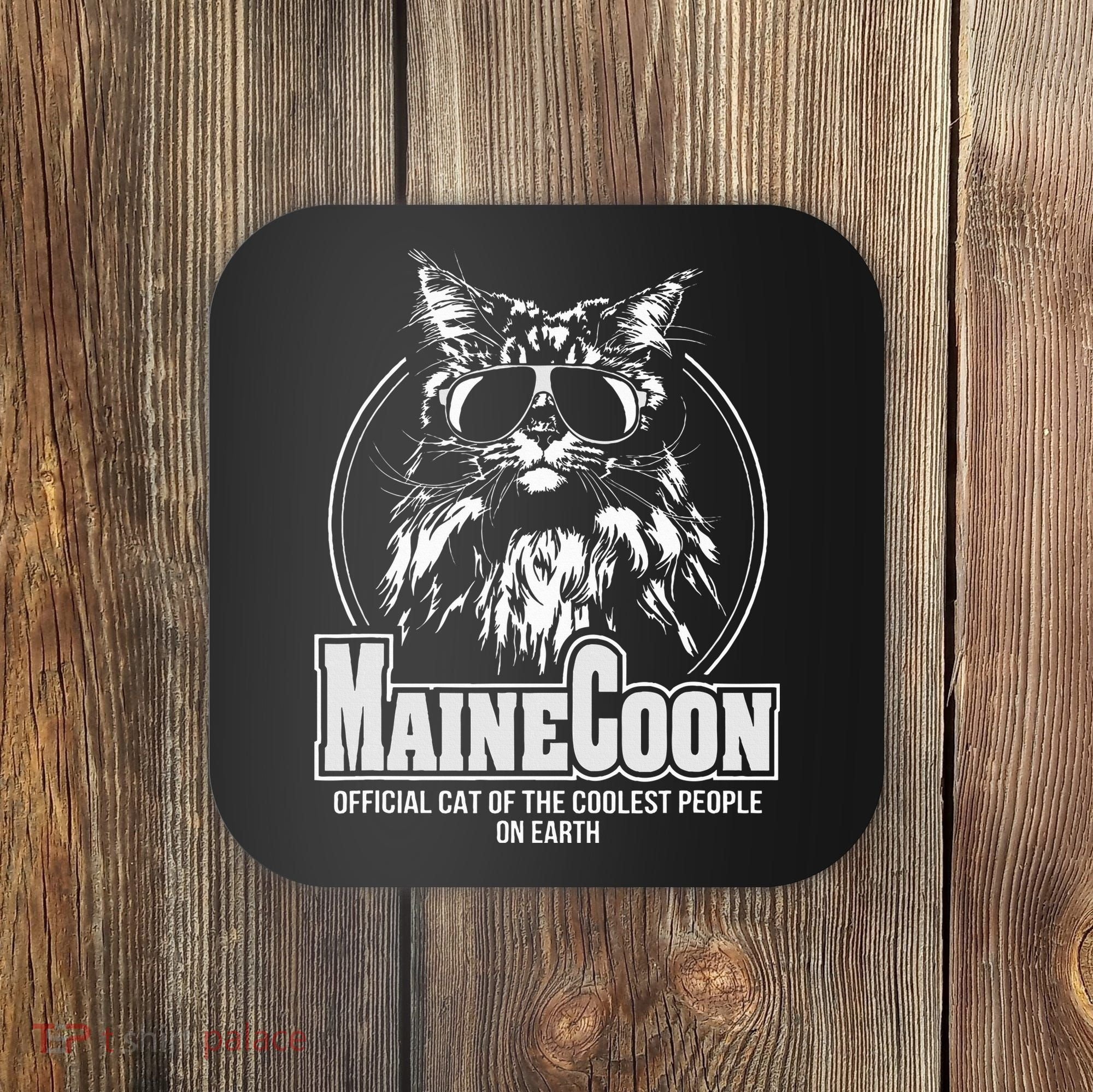 Proud Maine Coon Cool Cat Coaster