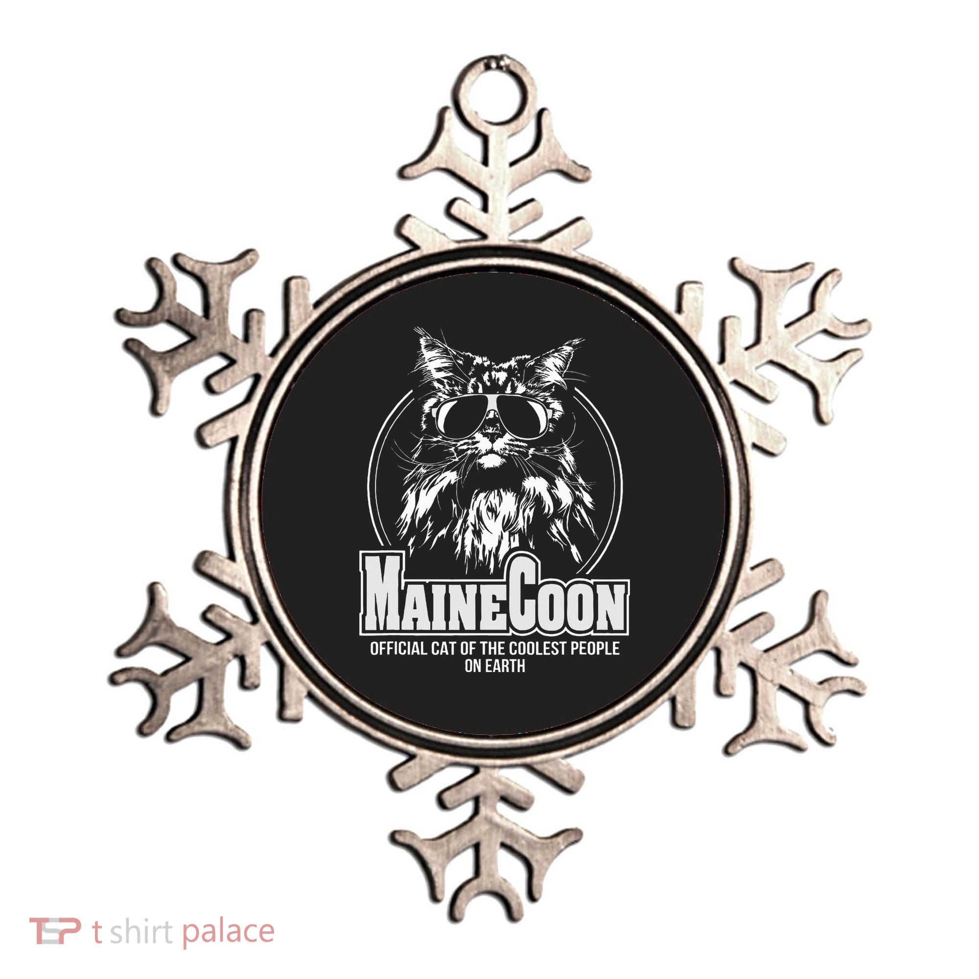 Proud Maine Coon Cool Cat Ornament