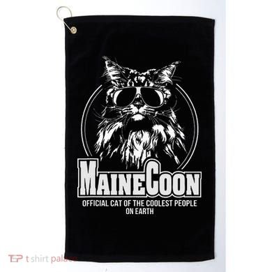 Proud Maine Coon Cool Cat Golf Towel