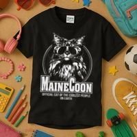 Proud Maine Coon Cool Cat Kids T-Shirt thumb 3