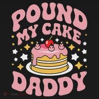 Pound My Cake Daddy Funny Gag Gift For Bakers Sweatshirt thumb 3