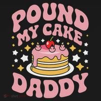 Pound My Cake Daddy Funny Gag Gift For Bakers Bucket Hat thumb 4