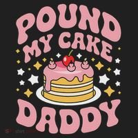 Pound My Cake Daddy Funny Gag Gift For Bakers Hat thumb 2