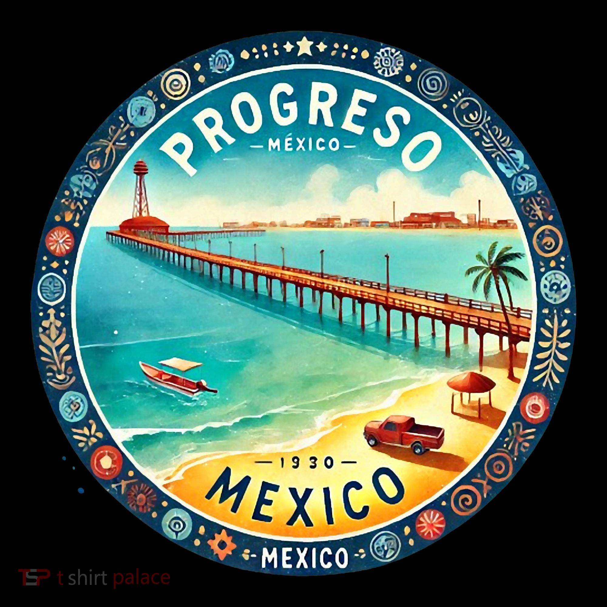 Progresso Mexico Cruise Destination T-Shirt