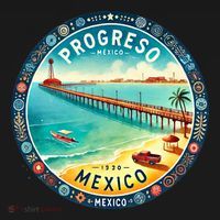 Progresso Mexico Cruise Destination Pajama Set thumb 2