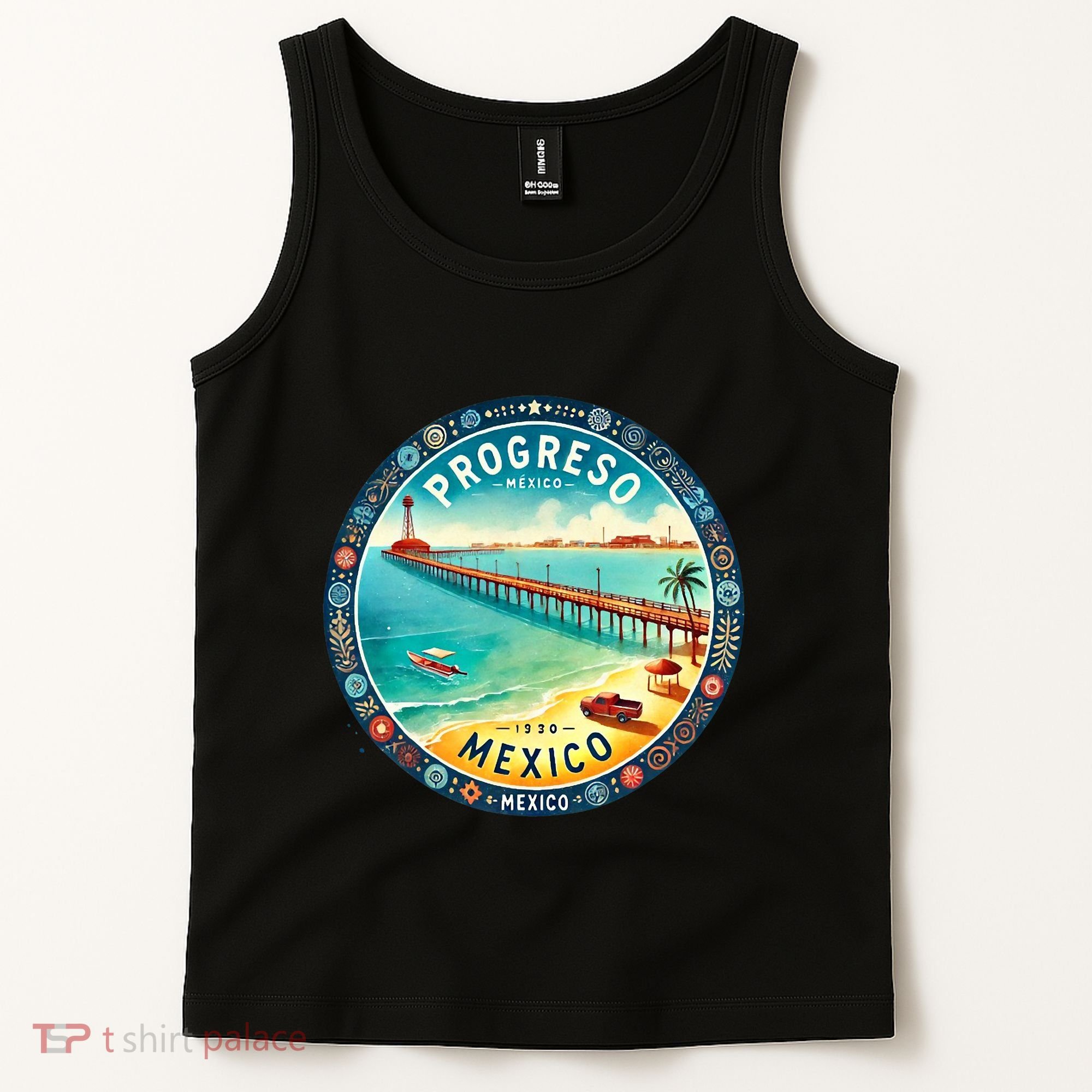 Progresso Mexico Cruise Destination Tank Top