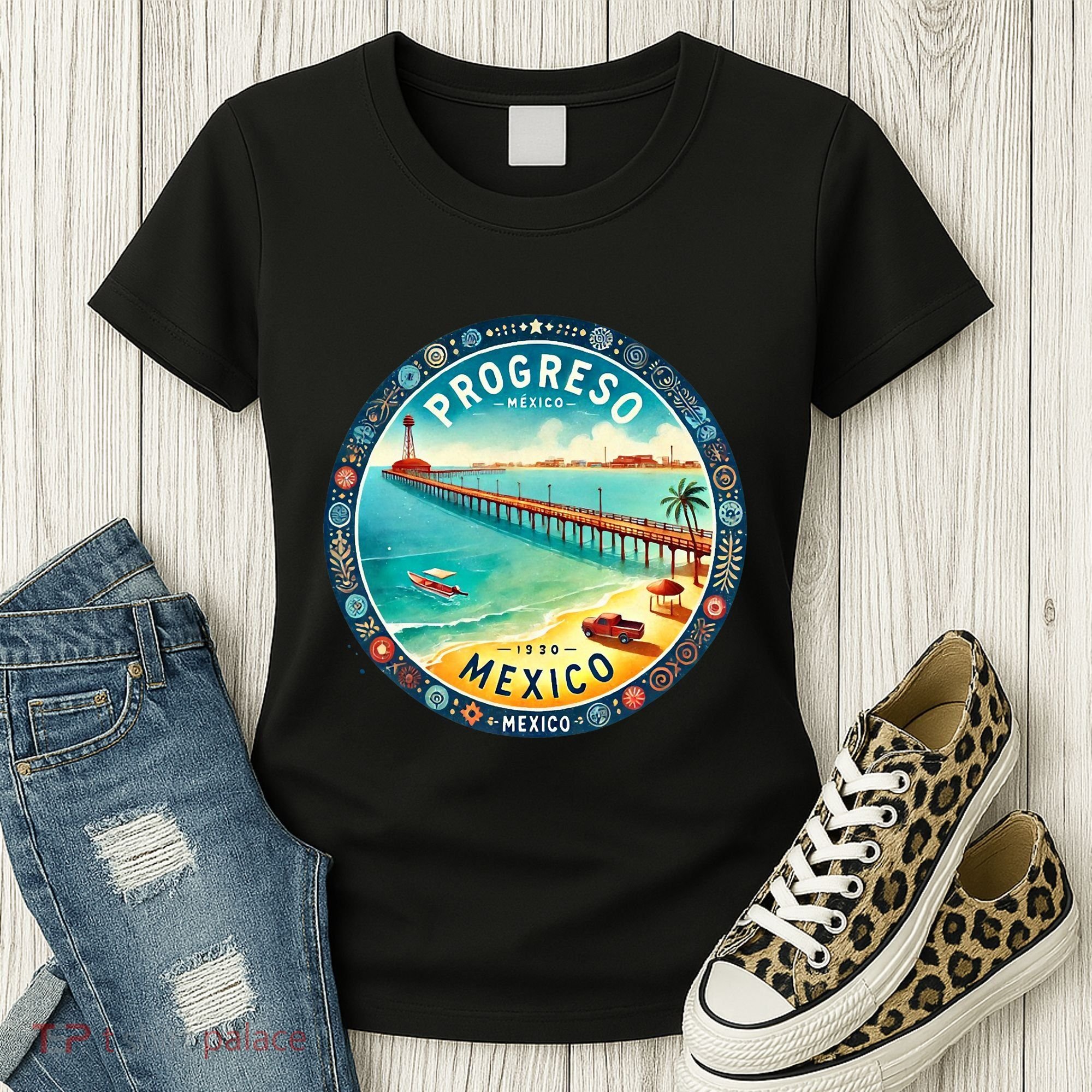 Progresso Mexico Cruise Destination Women's T-Shirt