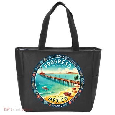 Progresso Mexico Cruise Destination Tote Bag