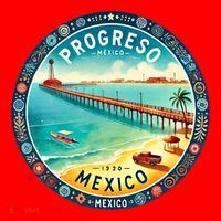 Progresso Mexico Cruise Destination Santa Hat thumb 1