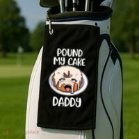 Pound My Cake Daddy Golf Towel thumb 2