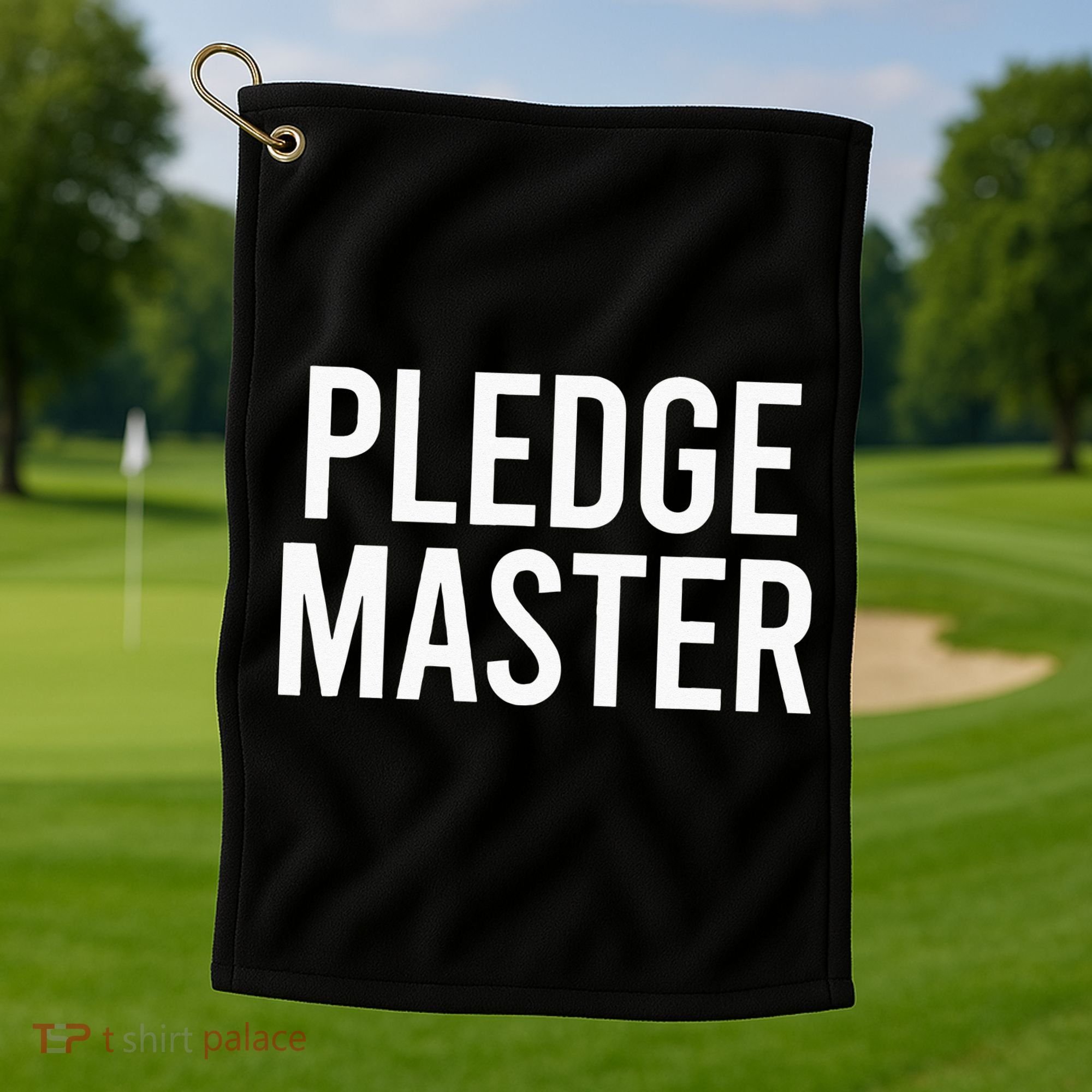 Pledge Master College Frat Greek Fraternity Sorority Golf Towel