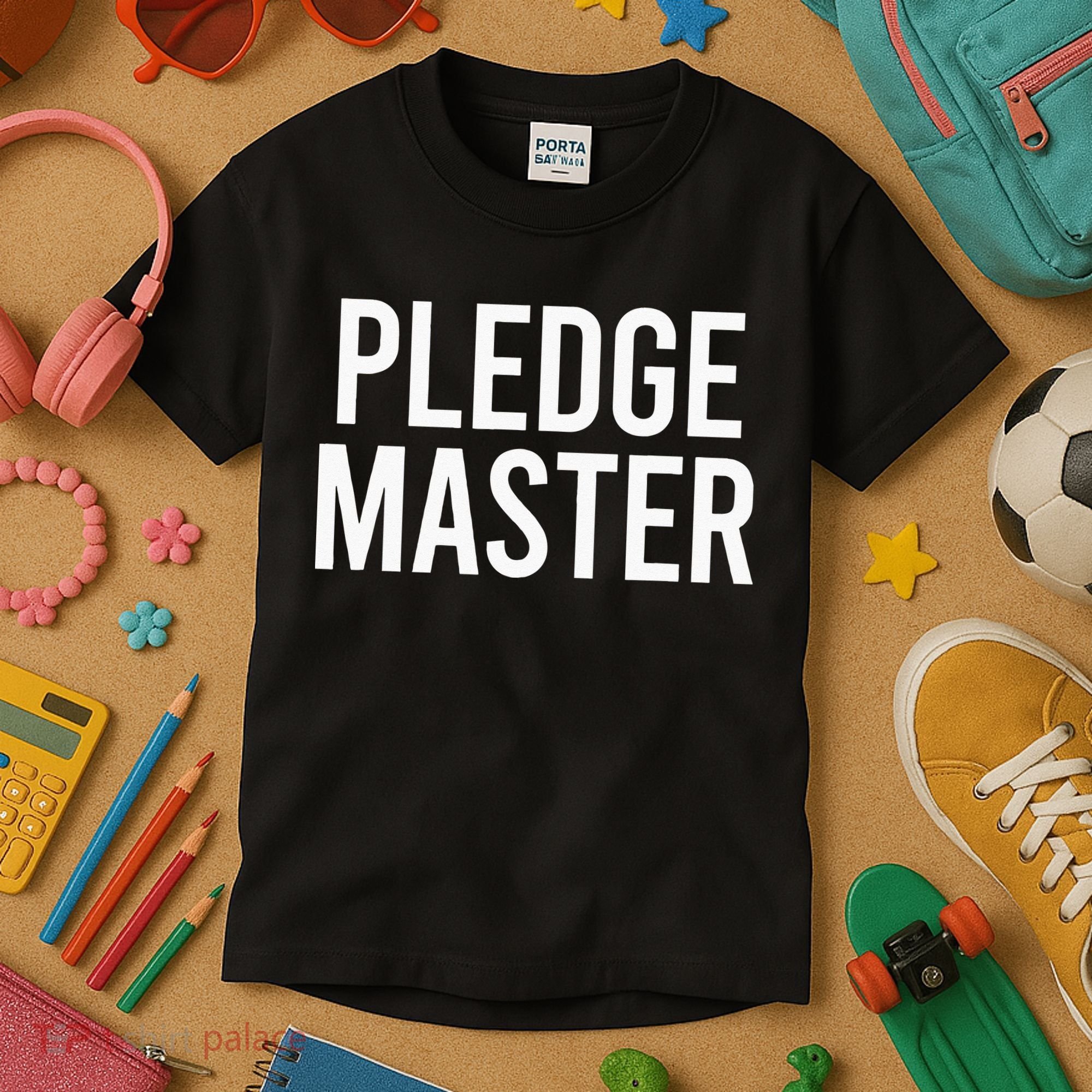 Pledge Master College Frat Greek Fraternity Sorority Kids T-Shirt
