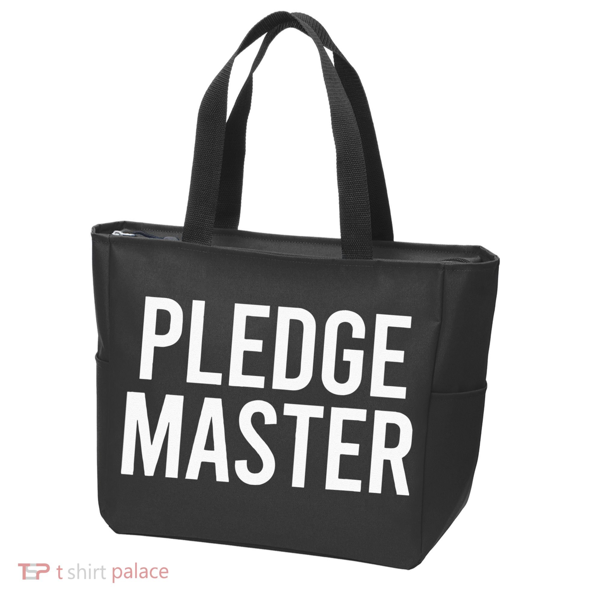 Pledge Master College Frat Greek Fraternity Sorority Tote Bag