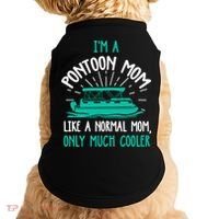 Pontoon Mom Cool Gift Funny Boating Pontoon Lover Mother Gift Cool Gift Doggie Tank thumb 0