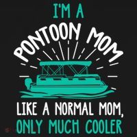 Pontoon Mom Cool Gift Funny Boating Pontoon Lover Mother Gift Cool Gift Women's Hoodie thumb 2