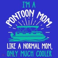 Pontoon Mom Cool Gift Funny Boating Pontoon Lover Mother Gift Cool Gift Mousepad thumb 1