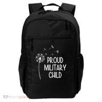 Proud Military Child Dandelion Purple Up Backpack thumb 0