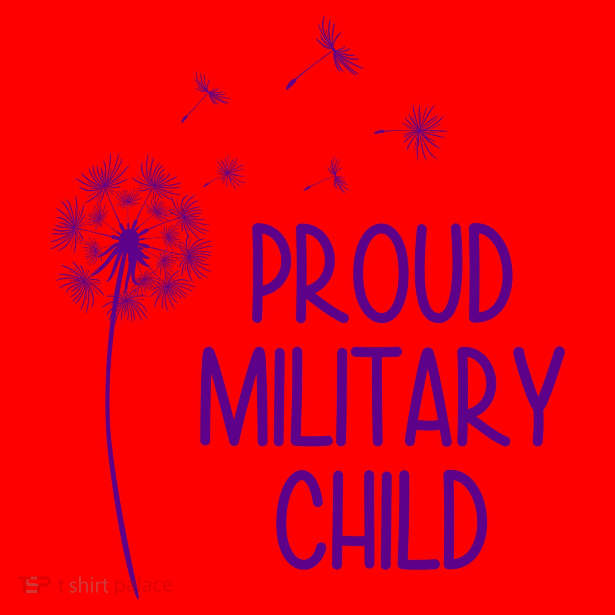 Proud Military Child Dandelion Purple Up Santa Hat