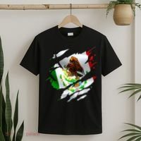Proud Mexican Chicano Latino Torn Ripped Mexico Flag T-Shirt thumb 2
