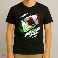 Proud Mexican Chicano Latino Torn Ripped Mexico Flag T-Shirt thumb 3