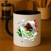 Proud Mexican Chicano Latino Torn Ripped Mexico Flag Coffee Mug thumb 4