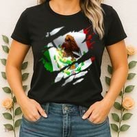 Proud Mexican Chicano Latino Torn Ripped Mexico Flag Women's T-Shirt thumb 2