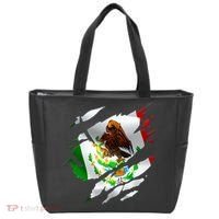 Proud Mexican Chicano Latino Torn Ripped Mexico Flag Tote Bag thumb 0