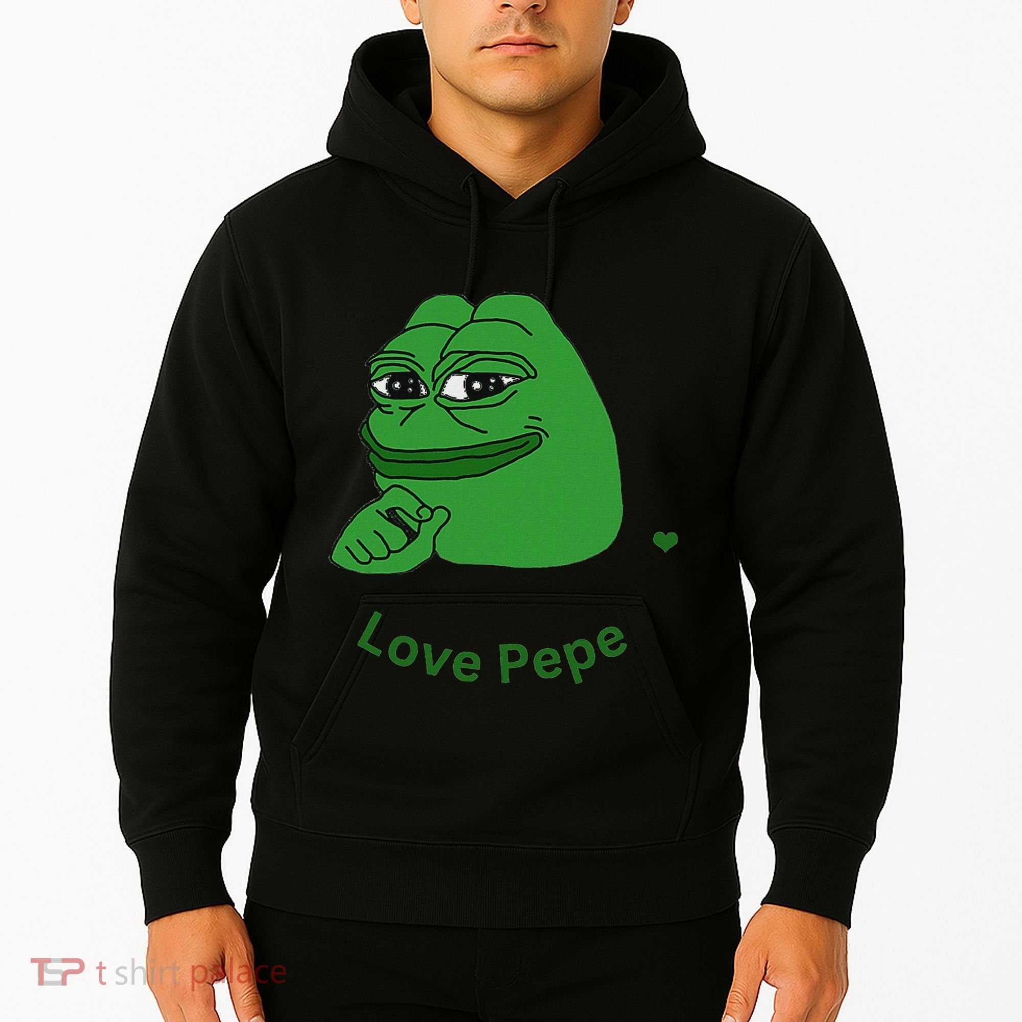 Pepe Meme Coin Crypto Coin Love Pepe Hoodie