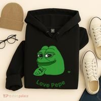 Pepe Meme Coin Crypto Coin Love Pepe Hoodie thumb 4