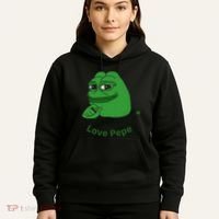 Pepe Meme Coin Crypto Coin Love Pepe Hoodie thumb 5