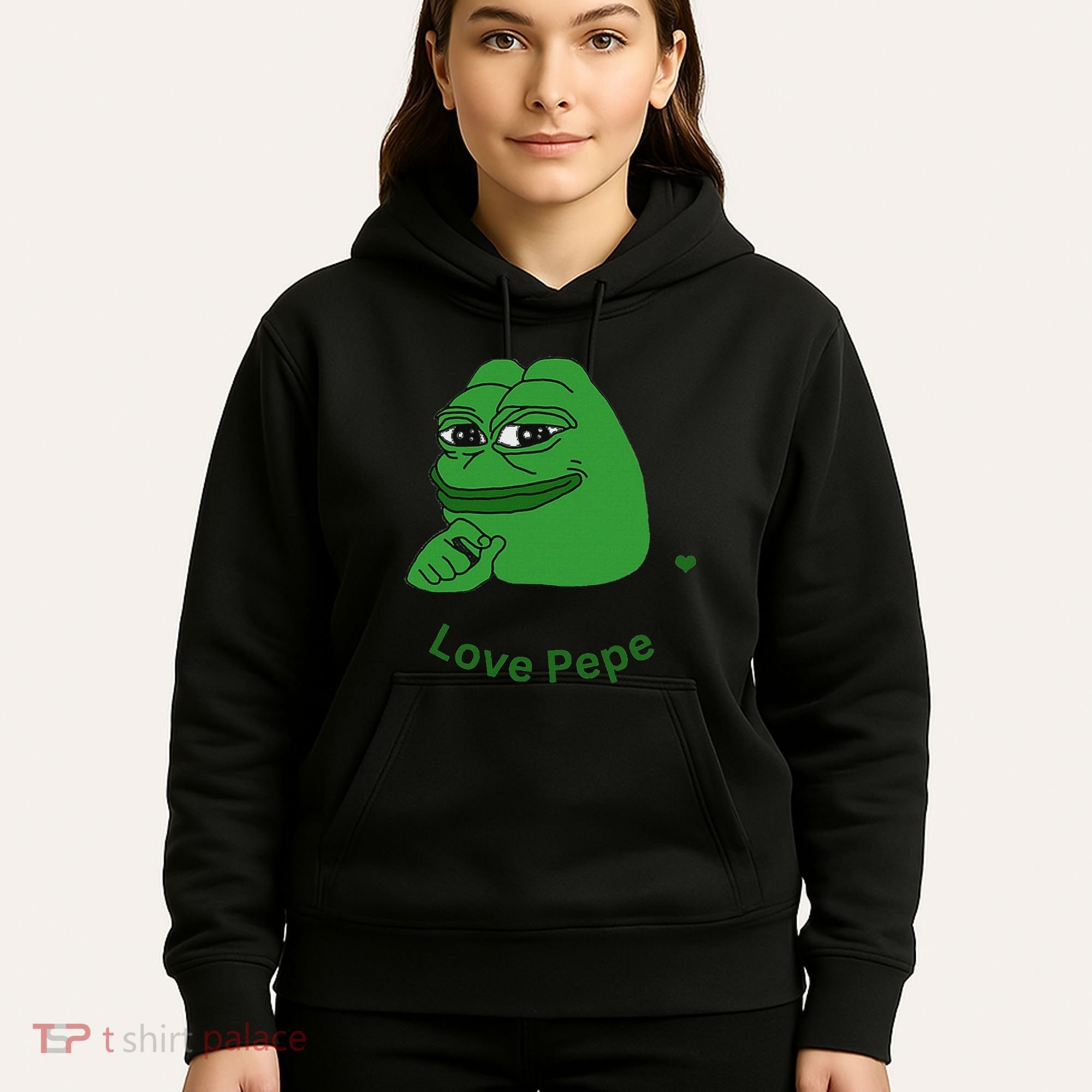 Pepe Meme Coin Crypto Coin Love Pepe Hoodie