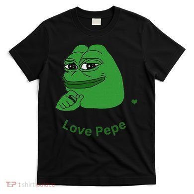 Pepe Meme Coin Crypto Coin Love Pepe T-Shirt