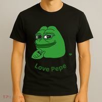 Pepe Meme Coin Crypto Coin Love Pepe T-Shirt thumb 3