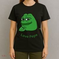 Pepe Meme Coin Crypto Coin Love Pepe T-Shirt thumb 4