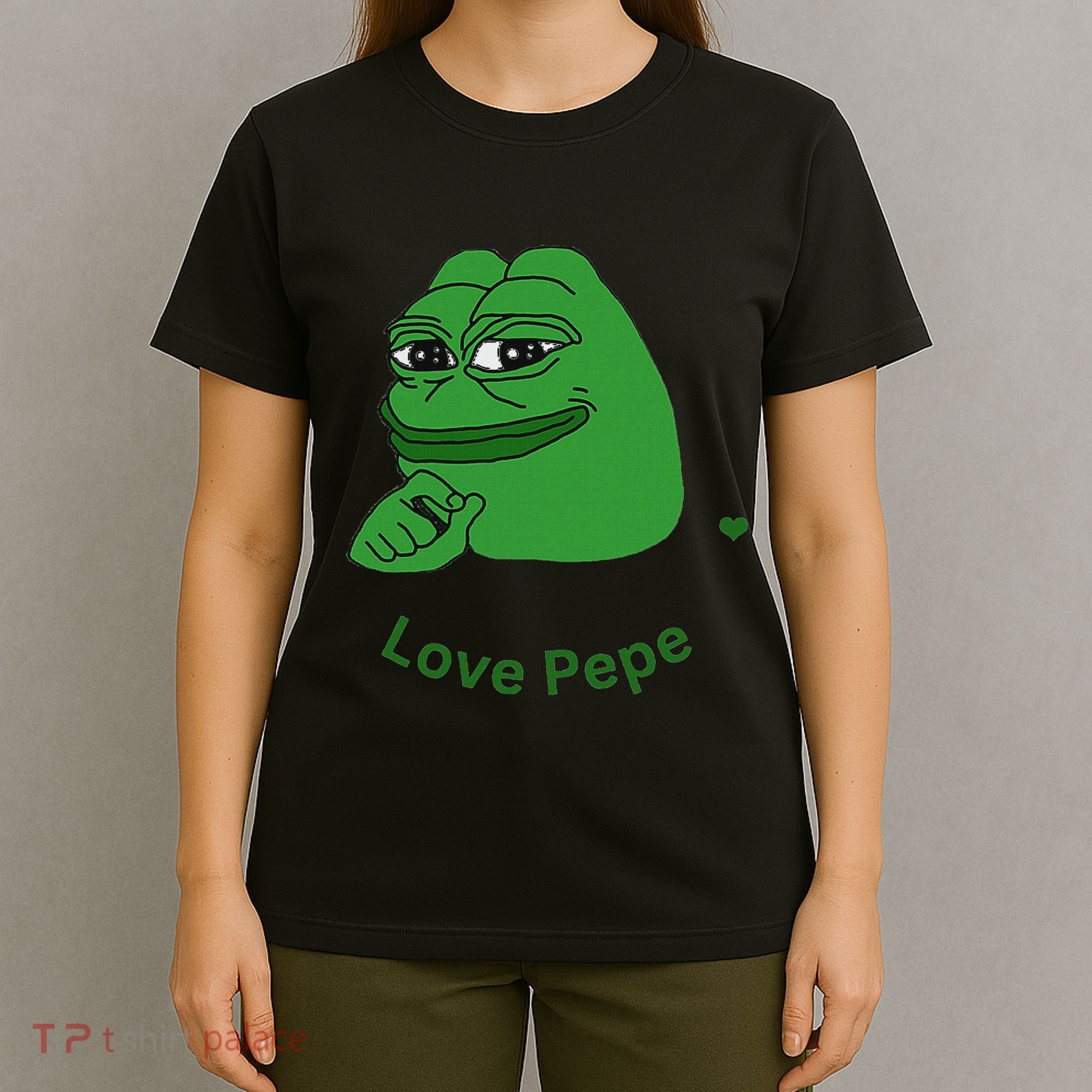 Pepe Meme Coin Crypto Coin Love Pepe T-Shirt