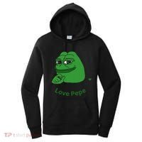 Pepe Meme Coin Crypto Coin Love Pepe Women's Hoodie thumb 0
