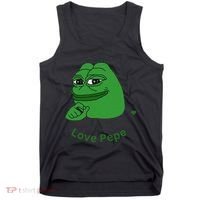 Pepe Meme Coin Crypto Coin Love Pepe Tank Top thumb 0
