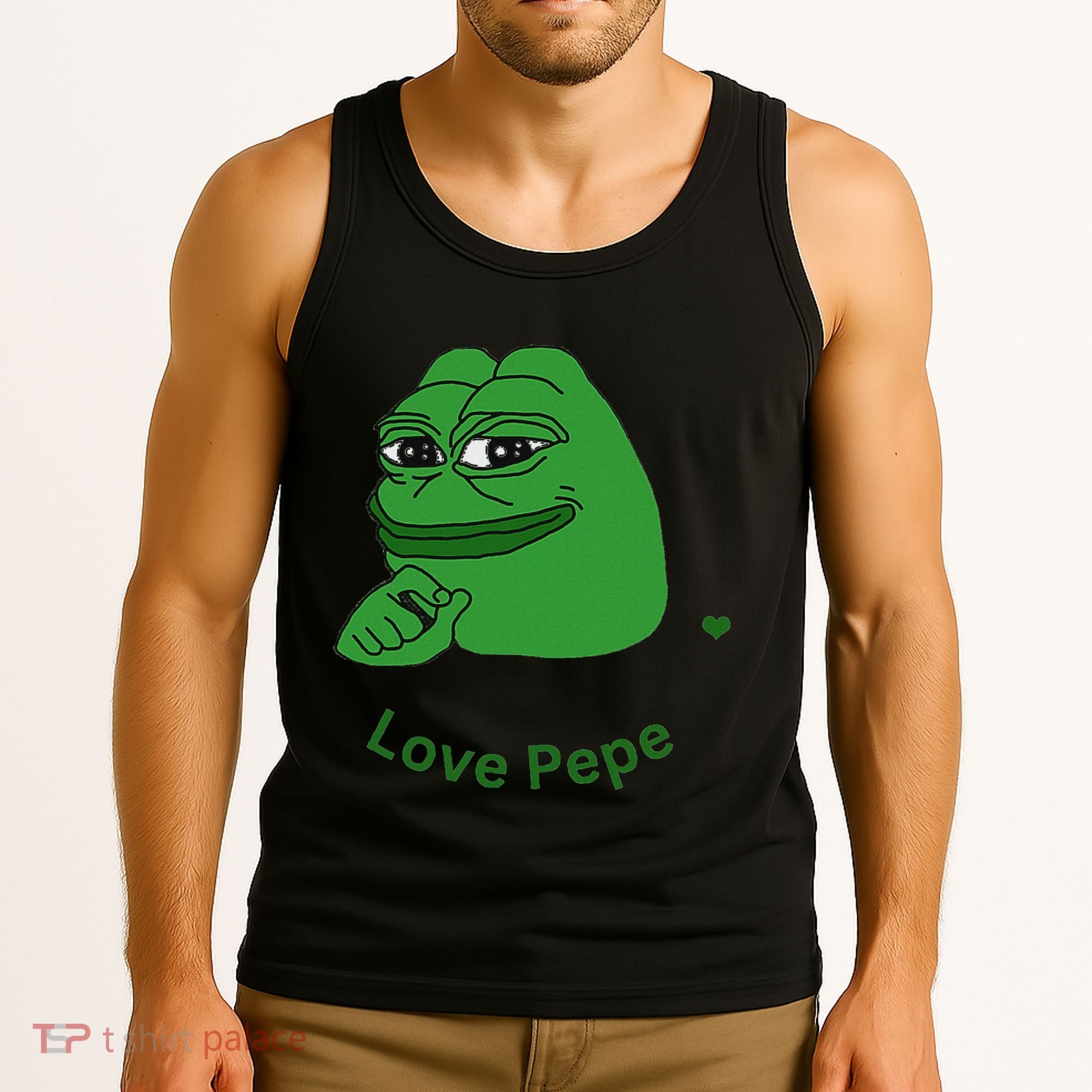 Pepe Meme Coin Crypto Coin Love Pepe Tank Top