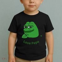 Pepe Meme Coin Crypto Coin Love Pepe Toddler T-Shirt thumb 2