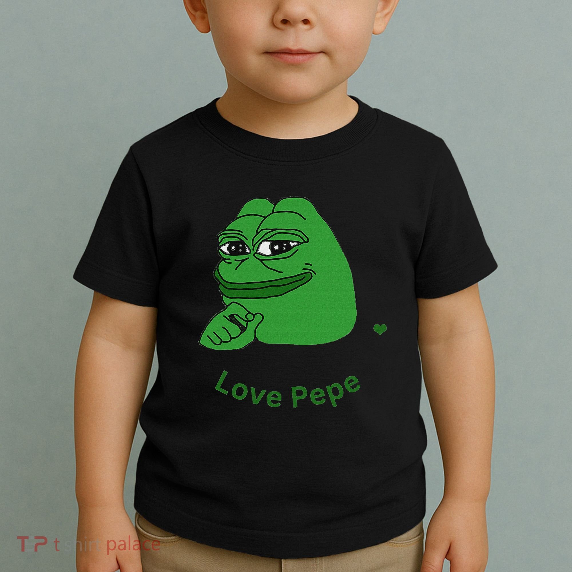 Pepe Meme Coin Crypto Coin Love Pepe Toddler T-Shirt