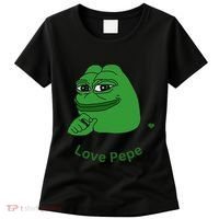 Pepe Meme Coin Crypto Coin Love Pepe Women's T-Shirt thumb 0