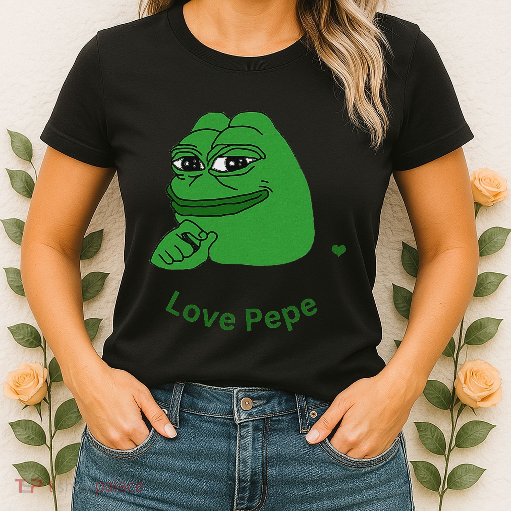 Pepe Meme Coin Crypto Coin Love Pepe Women's T-Shirt