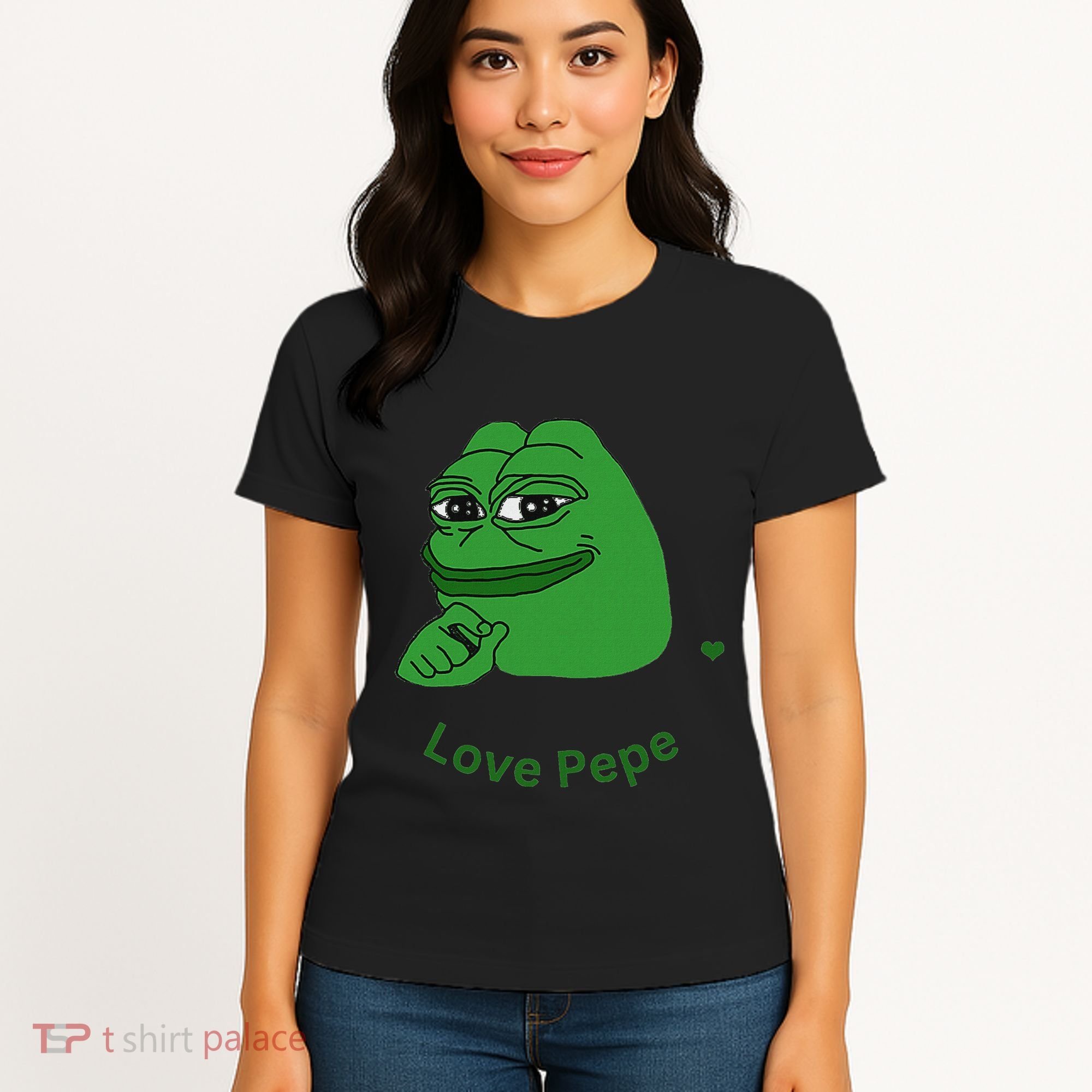 Pepe Meme Coin Crypto Coin Love Pepe Women's T-Shirt