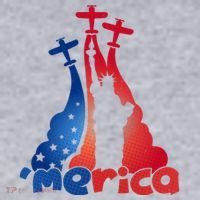 Patriotic Merica Classic Airplane Airshow Statue Of Liberty Women's Sweatshirt thumb 2
