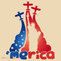 Patriotic Merica Classic Airplane Airshow Statue Of Liberty Tote Bag thumb 4