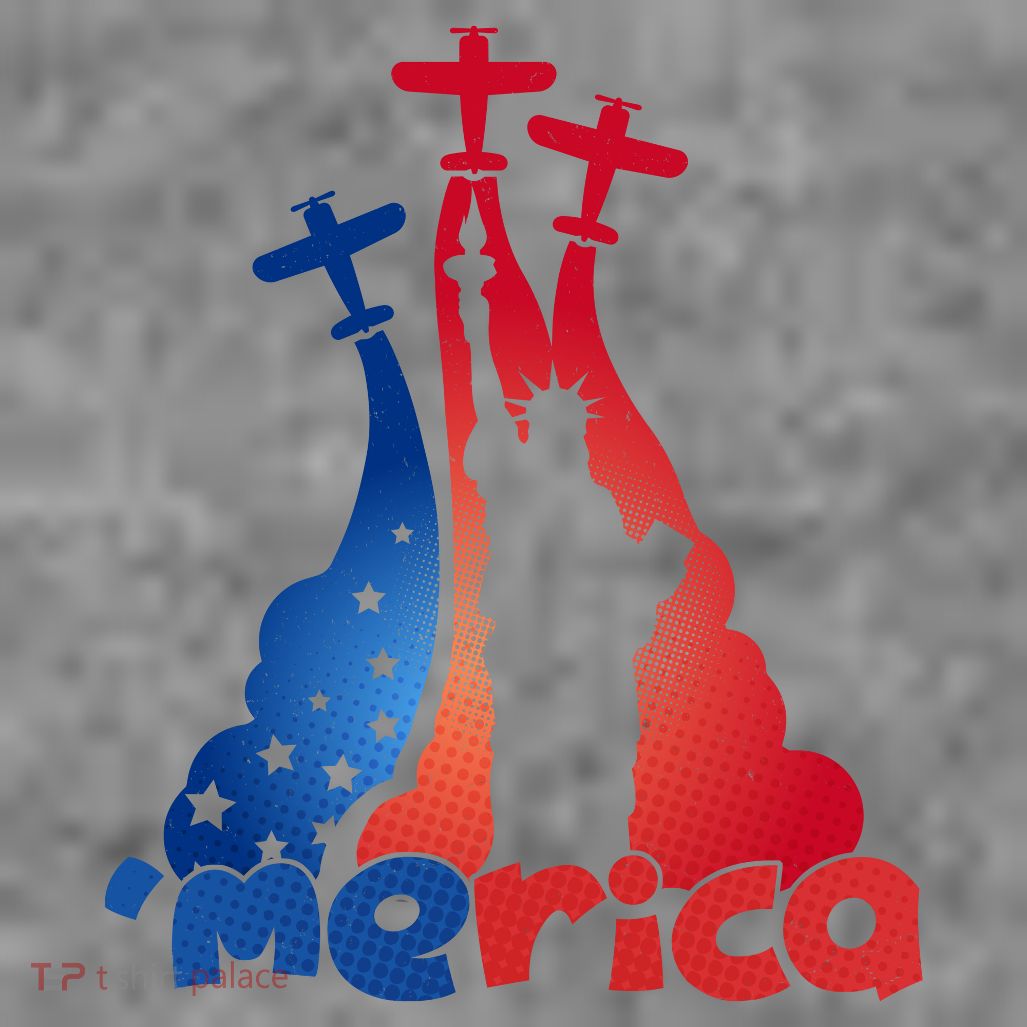 Patriotic Merica Classic Airplane Airshow Statue Of Liberty Toddler Hoodie