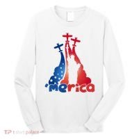 Patriotic Merica Classic Airplane Airshow Statue Of Liberty Long Sleeve Shirt thumb 0